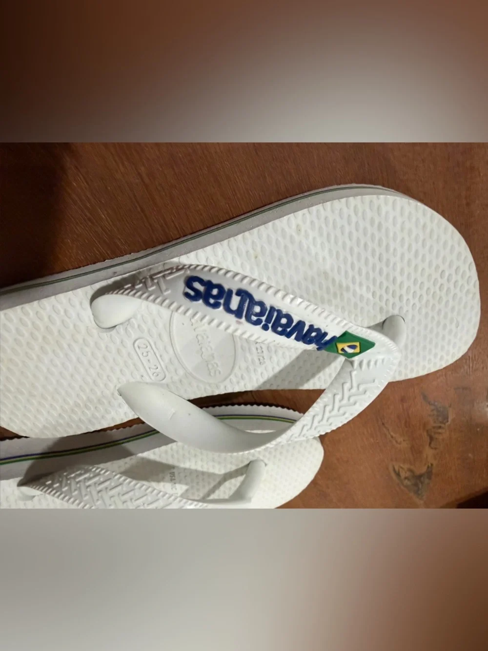 Havaianas white flip